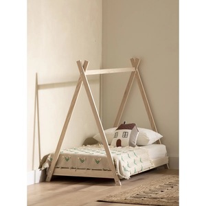 <span class=keywords><strong>Cama</strong></span> <span class=keywords><strong>litera</strong></span> infantil de madera maciza de diseño moderno y minimalista, tipo casa de árbol, cabina de madera, <span class=keywords><strong>cama</strong></span> de juego individual creativa, personalizada transfronteriza - Product Image 1