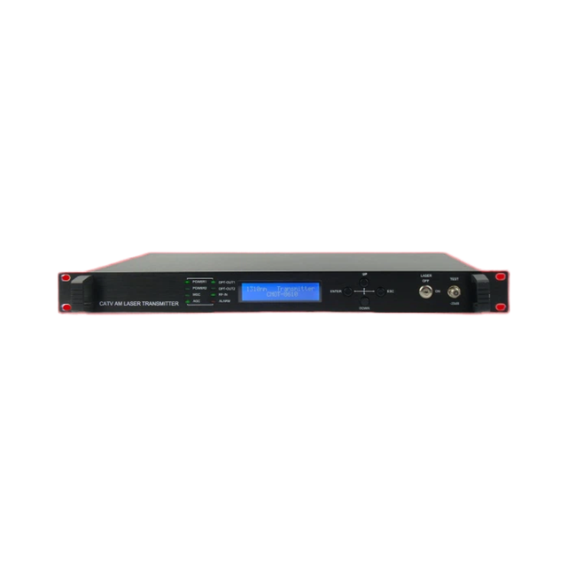 Cable TV Optical Transmitter 1310/1550nm CATV Terminal Signal to Optical Fiber Amplifier MZ-860 China