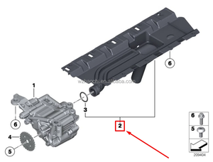 <span class=keywords><strong>ท่อ</strong></span>ไอดีปั๊มน้ำมันชุดท่อ11417590739สำหรับ BMW F07 F10 F11 F12 F02 535i xDrive F10 N55 3.0 2011-2016 - Product Image 2
