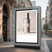 Présentoir Led Publicité Parfum de Rue Haut de Gamme Marque Magasins Aromathérapie Écran Extérieur 2mm 3mm Module Signalisation Numérique