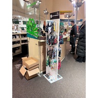Présentoir de magasin pour chaussettes et sous-vêtements, avec crochets en fil métallique, supports de suspension pour chaussettes et sous-vêtements