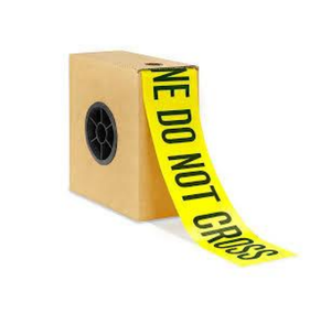 Ruban de danger durable de qualité construction Barricade Attention Tape avec 2.0 mil d'épaisseur 3 pouces de largeur et 1000 pieds de rouleau - Product Image 2