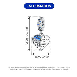 Ce bracelet en forme d'aile de cœur, exquis et fabriqué en laiton blanc, exprime l'amour et constitue le cadeau idéal pour un anniversaire. - Product Image 2