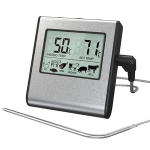 Digital Meat <b>Thermometer</b> with Probe for Cooking LCD Display Oven Baking & Kitchen Use - Product Image 5