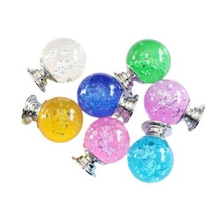 Crystal Egg Cabinet Handles Colorful French Style Aluminum Alloy Polished Durable For <b>Drawers</b> And Cabinet Doors - Product Image 1