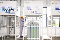 Cilindro de Gas de Monóxido de Carbono CO de Ultra Alta Pureza 99.999% 5N, 44L 47L 150Bar, Recarga de Gas Industrial con Válvula CGA350