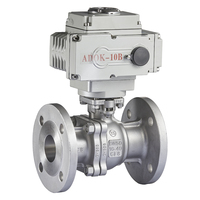 Vanne à boisseau sphérique électrique motorisée OEM en acier inoxydable 304 316, filetage femelle, contrôle de l'eau haute pression, débit de 200 m³/h, 1000 PSI