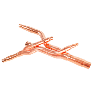VRF Y Branche Tuyaux Réfrigérant Cuivre Tuyauterie HVAC Refnet Joint <span class=keywords><strong>FQ01</strong></span> pour Climatiseur Manuel Haute Qualité Forgé - Product Image 5