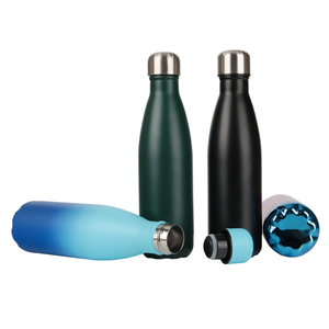 Stainless Steel Vacuum Insulated Water <b>Bottle</b> Bullet Shape 350ml 500ml 750ml 1000ml Double Wall Thermal <b>Flask</b> Travel Use - Product Image 2