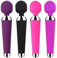 Vente en gros AV Wand Amazon Jouets pour adultes Masseur électrique portatif en silicone Godemiché vibrant Jouets sexuels pour femmes 20 modes Étanche IPX5