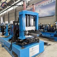 Máquina Perfiladora de Correas de Acero Tipo C y Z, Totalmente Automática, con PLC, Desbobinador Hidráulico Intercambiable, Certificación CE ISO, para Construcción Industrial