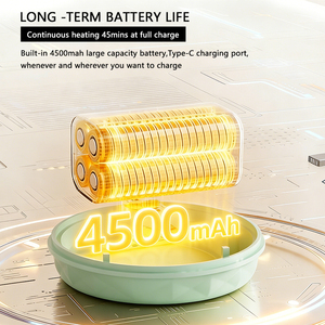 Calentador de Leche Portátil Personalizado con Logotipo, Batería de 4500 mAh, Calentador de Leche Portátil de Acero Inoxidable SUS316L OEM - Product Image 5