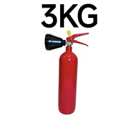Extincteur portable au dioxyde de carbone de 3 kg, rouge, en acier épais, Extintor Co2 pour la prévention des incendies en intérieur