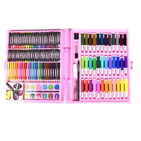 Haute qualité enfants peinture dessin Art ensemble fournitures ensemble De Arte avec des crayons de couleur Crayons marqueurs