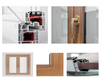Fenêtres coulissantes en PVC personnalisées NorthTech, design chinois, fenêtres coulissantes à double vitrage UPVC à 2 rails avec moustiquaire en option