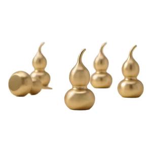 Perles intercalaires tendance en laiton lisse en forme de calebasse de 16 mm avec trou traversant pour la fabrication de bijoux, colliers et bracelets (vente en gros) - Product Image 5