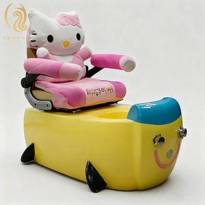 Chaise de pédicure pour enfants ChuqueManicure, spa pour enfants, chaise de salon de manucure rose <span class=keywords><strong>Hello</strong></span> <span class=keywords><strong>Kitty</strong></span>, réglable, avec système de jets de bain à remous et vibration - Product Image 3