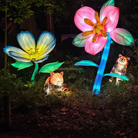 Lanternes de tournesol en papier chinois décoratives extérieures de haute qualité nouveau design suspendu