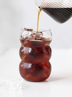Tasses à café en verre borosilicate haute résistance personnalisées de grande capacité, 550 ml, best-seller, pour latte