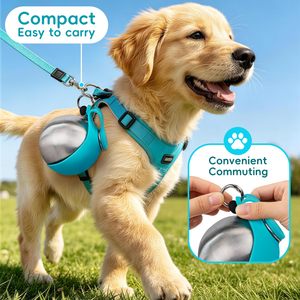 ZMaker 2026 <span class=keywords><strong>Bottiglia</strong></span> d'Acqua per Cani 2 in 1 in Acciaio Inox Portatile Pieghevole Regolabile con Ciotola in Silicone - Product Image 5