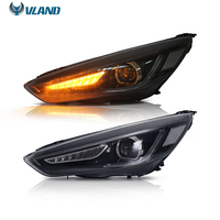 Vland-luz de cabeza secuencial para coche Ford Focus, lámpara frontal de señal de giro, venta al por mayor, de fábrica, 2015-2018