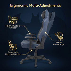 Chaise de jeu robuste pour adultes grands et corpulents, XL, large et confortable, chaise de bureau pour joueurs <span class=keywords><strong>PC</strong></span>, Silla Stuhl, pour personnes corpulentes - Product Image 4