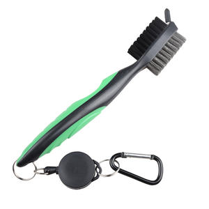 Nettoyeur de club de golf Brosse à cheveux double face en acier nylon Outil de nettoyage de queue pour modèle de marqueur - Product Image 4