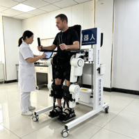 Robot exosquelette ambulant |   Exosquelette robotique pour personnes handicapées |   Aide à la transfertion sur pied pour les membres inférieurs