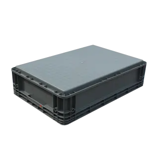 NEXARA 600-147 Caixas de plástico empilháveis para serviço pesado Caixas de logística personalizáveis em vários tamanhos para diferentes cenários