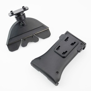 Support de voiture à gravité réglable en hauteur pour tableau de bord, en plastique, pour téléphone et tablette de 4 à 12 pouces, universel, à fixer dans le lecteur CD - Product Image 3