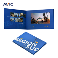Carte de vœux vidéo personnalisée, brochure vidéo, livret vidéo pour invitation de mariage, cadeau, fabriqué par un fabricant OEM