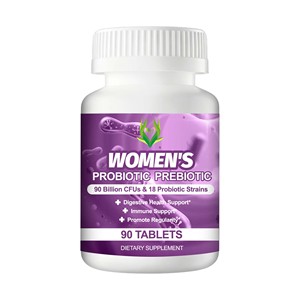 OEM ODM Women's Probiotic Tablets Help Nourish Good Bacteria in Your Gut Improve Immune Function Women's Prebiotic Tablets - Product Image 1