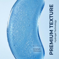 Private Label Cafeïne Peptide Hydrogel Onderoogpatches, ontzwelling en hydraterende oogmaskers, HA Vegan OEM, aangepast logo