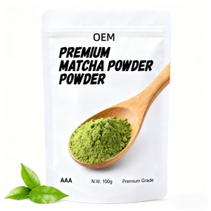 OEMEU4A Polvere di Matcha Pura Biologica Istantanea, Tè <span class=keywords><strong>Verde</strong></span> Dimagrante, Nuova Etichetta, Confezione in Sacchetto/Scatola/Tazza - Product Image 2