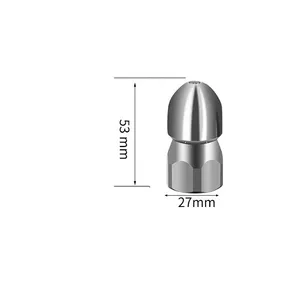 Hoge Kwaliteit Wasmachine Riolering Pijp Reiniging Jetter Nozzle Heet Verkopen Hoge Druk Penetrator Type Pijp Ontstoppen Mondstuk