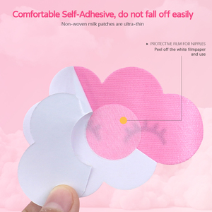 2025 nouveau Pasties Sexy mamelon couverture jetable rose paillettes Boob couverture pour jolie fille vacances d'été - Product Image 4