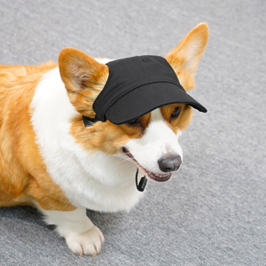 Gorra de Visera Ajustable de Pana para <span class=keywords><strong>Perro</strong></span> con Orificios para las Orejas, Gorra de Béisbol Cortavientos para Mascotas Pequeñas y Medianas para Paseos al Aire Libre - Product Image 6