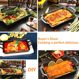 Прямоугольная чугунная посуда из чугуна - Product Image 4