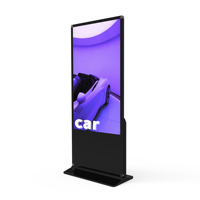 Afficheur numérique LCD sur pied de 55 pouces pour intérieur, avec lecture multimédia et écran tactile Android, disponible en entrepôt européen/américain MWE