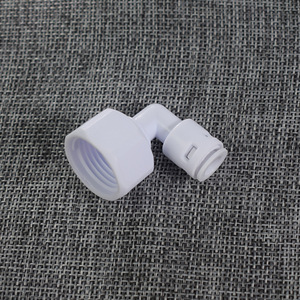 KM42 4 Point Internal Thread To 2 Point PE Pipe Elbow <b>Quick</b> Connect <b>Clamp</b> Free 1/4 Inch Water Filter Connector - Product Image 1