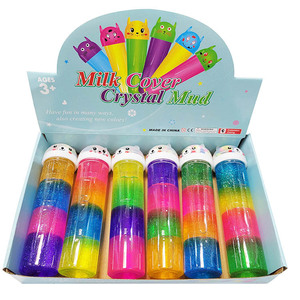 ดินน้ำมันคริสตัลสีรุ้งแบบเป่าลมได้ ตลกๆ สำหรับเด็ก ขายส่ง - Product Image 3