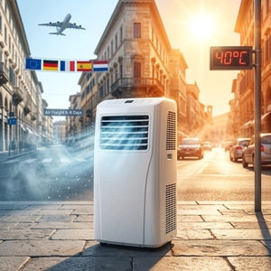 Agente de Envío DDP China-Europa, Aire Acondicionado Portátil de 12000 BTU, Aire Acondicionado Vertical, Entrega Rápida + <span class=keywords><strong>Seguro</strong></span> de Envío Exprés, Soporte 24/7 - Product Image 3