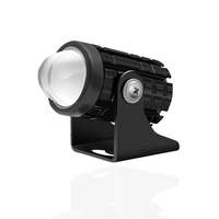 Phares de moto à LED avec lentille, feux de conduite, mini lampe de travail, phare antibrouillard, ampoule pour voiture, camion, SUV, ATV