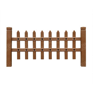 Moule en béton pour ornement de jardin Patio ciment clôture dalle préfabriqué décoratif réutilisable Grain de <span class=keywords><strong>bois</strong></span> planche de <span class=keywords><strong>bois</strong></span> forme de moule en plastique - Product Image 2