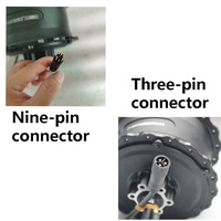 Kit de conversion de moteur de roue arrière étanche pour vélo électrique 36v 500w 750w 1000w, adapté au moteur de vélo électrique à gros pneus