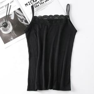 Nouveau portable une pièce prévenir les dysfonctionnements de la garde-robe femmes rendre sous-vêtements gilet été Modal polyvalent dentelle licou gilet - Product Image 5