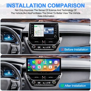 Navihua Nouveauté 12.3'' Autoradio Android GPS Navigation Multimédia Stéréo Auto pour Toyota Corolla 2019-2024 Carplay Sans Fil - Product Image 4