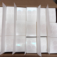 Ruban adhésif nano double face transparent, cercles et carrés, 2 po x 2 po, amovible et réutilisable, pour le montage à la maison et au bureau