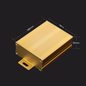 Carcasa de Aluminio Anodizado Negro para Tarjeta PCB, Carcasa de Aleación de Aluminio para Amplificador HiFi DIY - Product Image 4