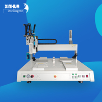 Machine de robot de distributeur de colle automatique AB à soupape de haute précision et 3/4 axes